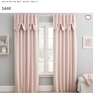 Curtains valance blackout panel